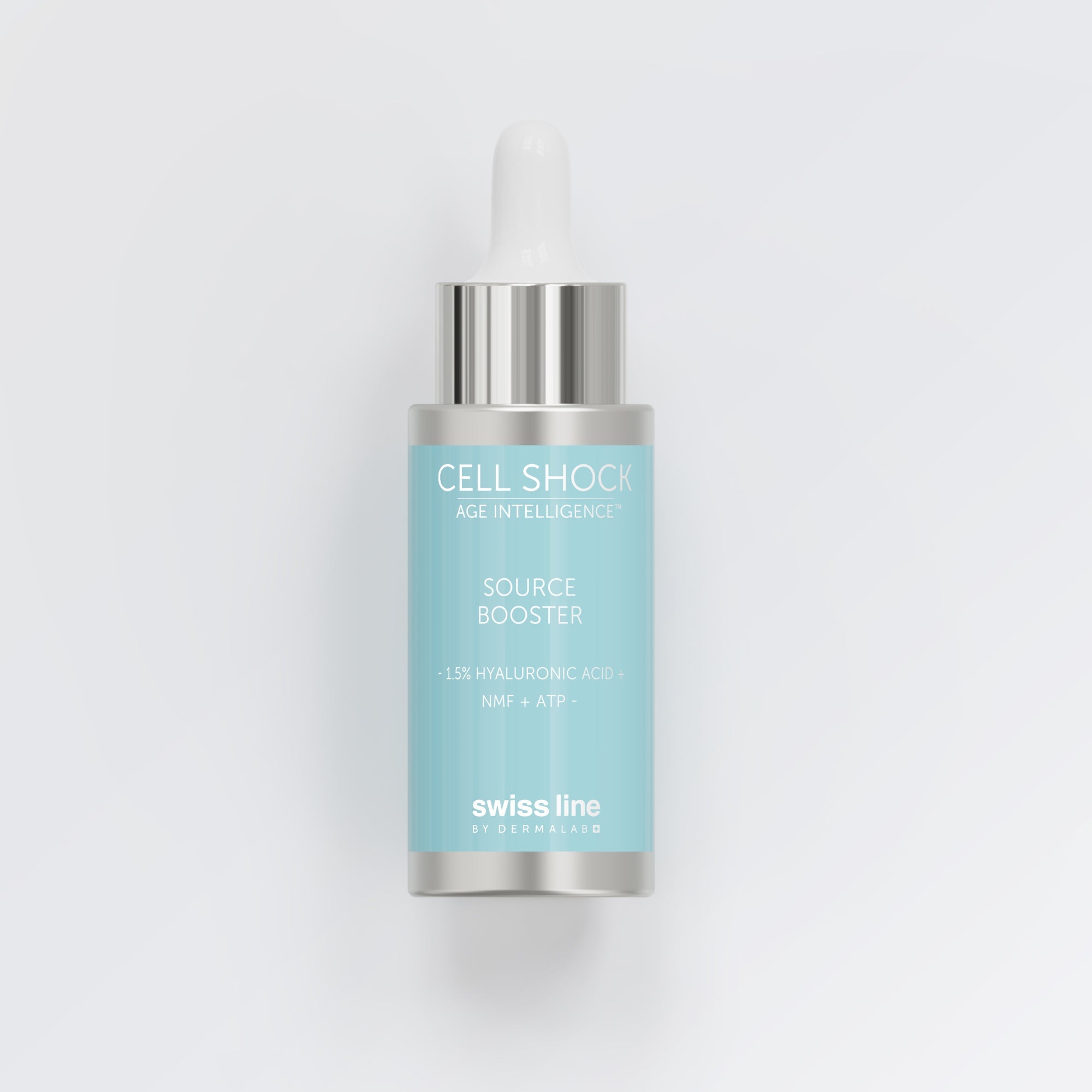 Source Booster – 1.5 % Hyaluronic acid + NMF + ATP Cell Shock Age Intelligence SWISSLINE Baronesse
