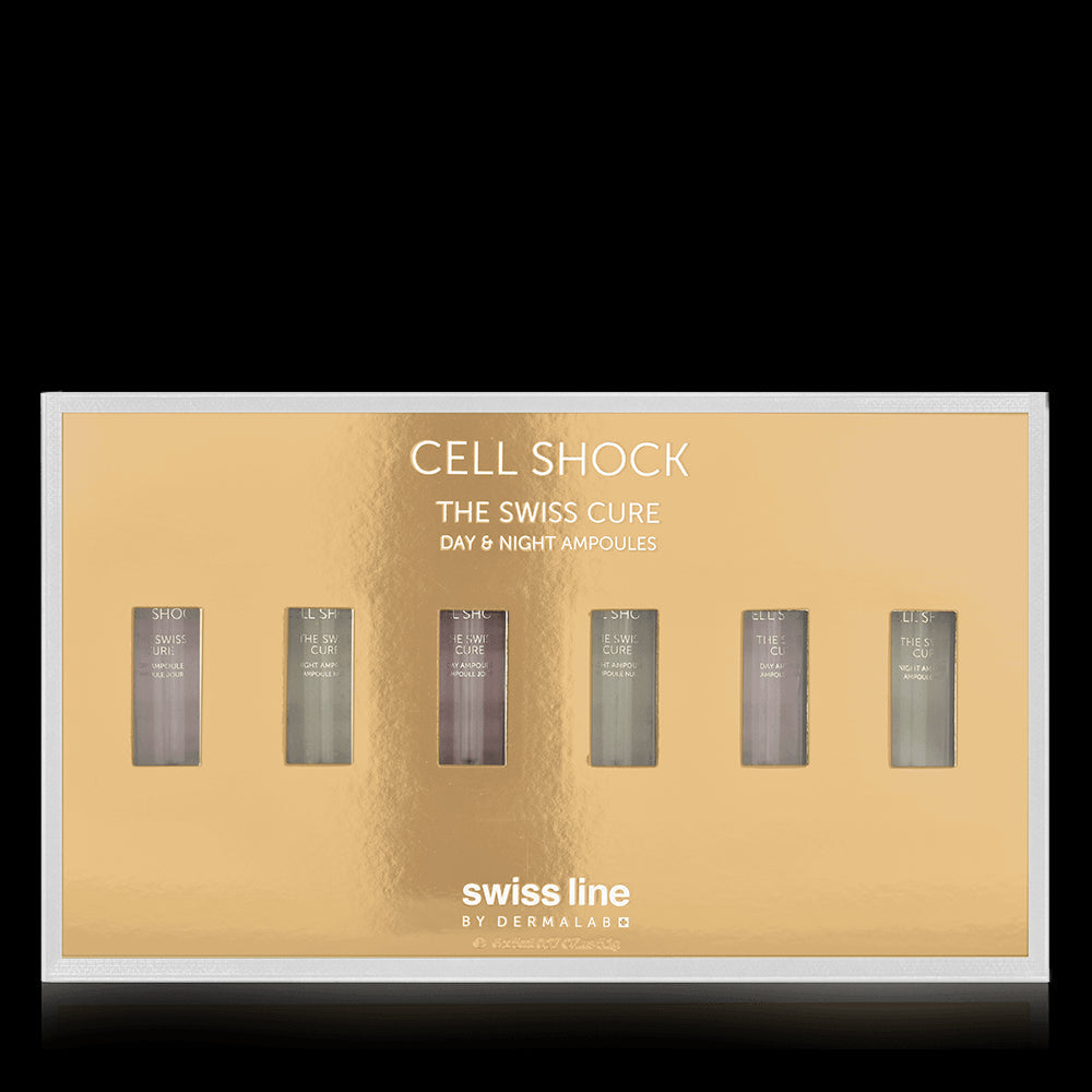 The Swiss Cure - Day & Night Ampoules Cell Shock Age Intelligence SWISSLINE Baronesse